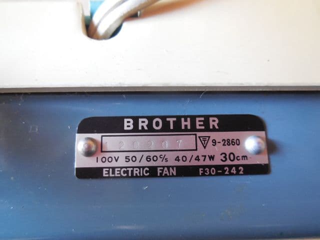 昭和レトロ BROTHER デラックスファン 扇風機 F30-242 動作OK