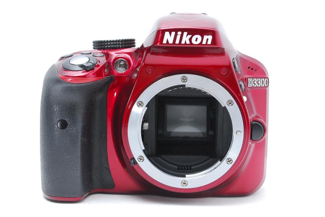 ショット数・使用感少なめ　Nikon D3300　スマホ転送　希少カラー　レッド