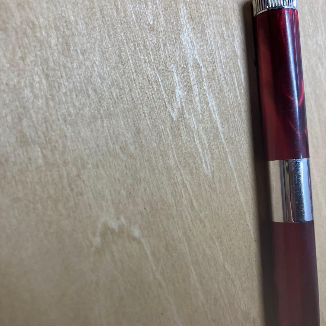 ROMEO No.3 ボールペン 太軸 赤 マーブル 伊東屋 高級筆記具 美品