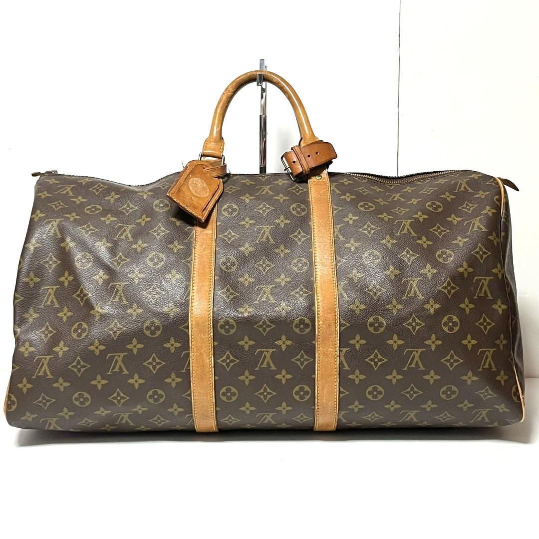 ルイヴィトンLOUIS VUITTON モノグラム ボストンバッグ キーポル55