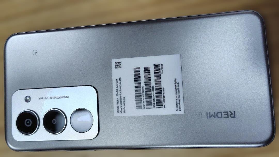 Redmi 15 5G 4G/128GB SIMフリー チタングレー ケース付き