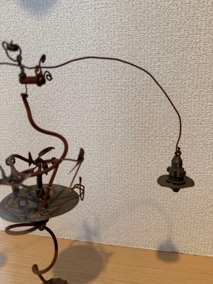 ワイヤーアートオブジェ