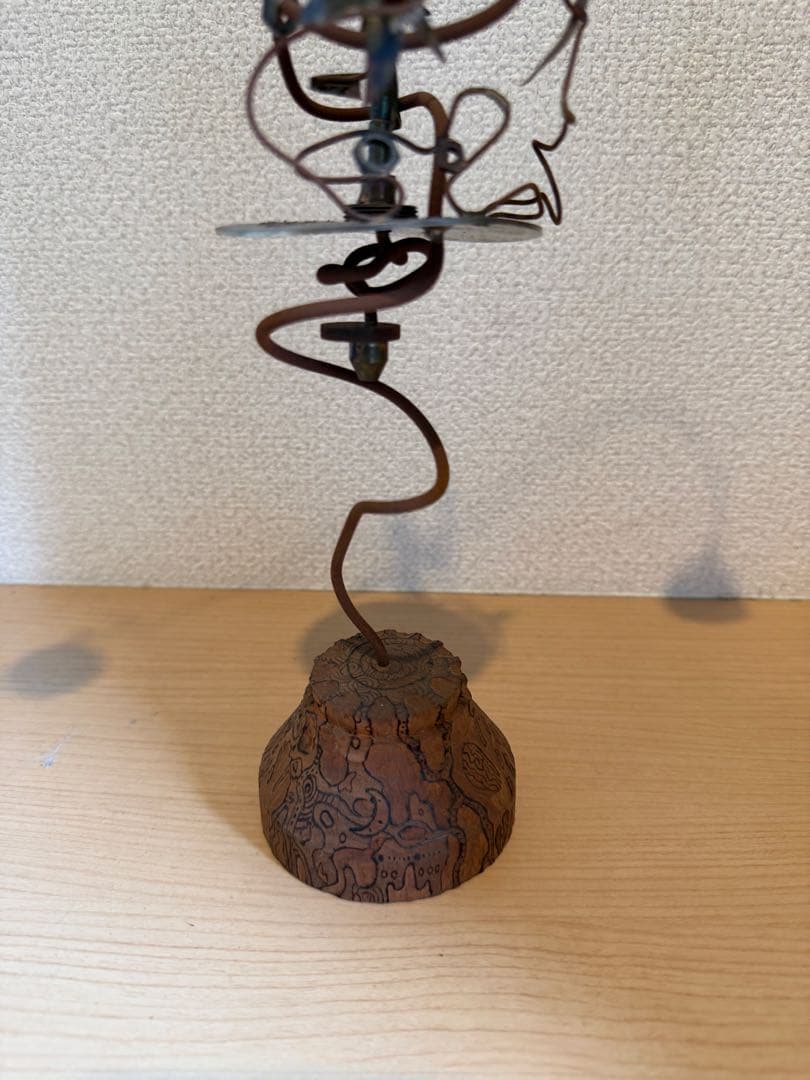ワイヤーアートオブジェ