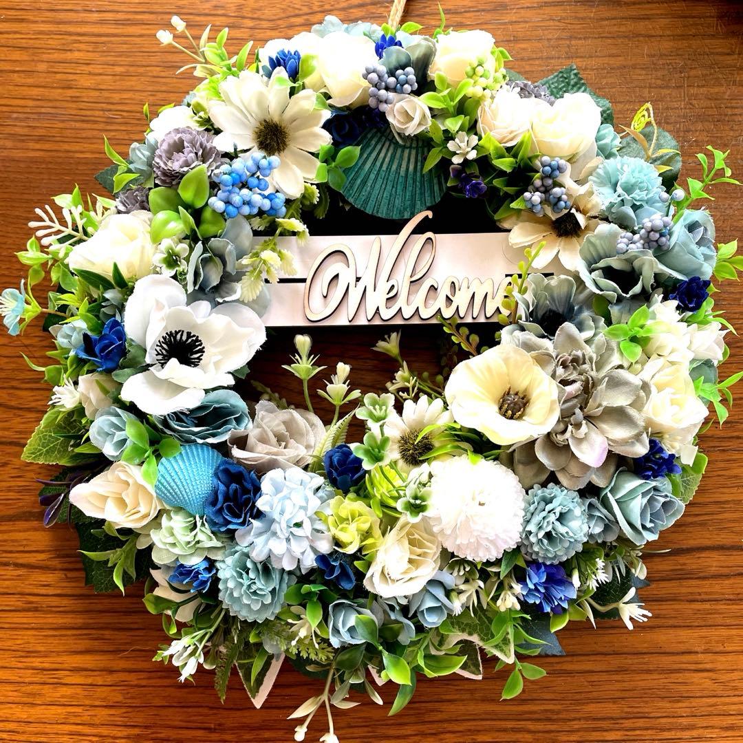 カラフル「WELCOME」リース‼️節々様確認用❣️