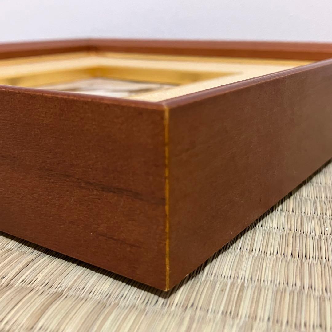 井上規 造 小田志焼 3羽鶴 焼物 陶芸 規窯 パネル 額装品 縁起物 置物