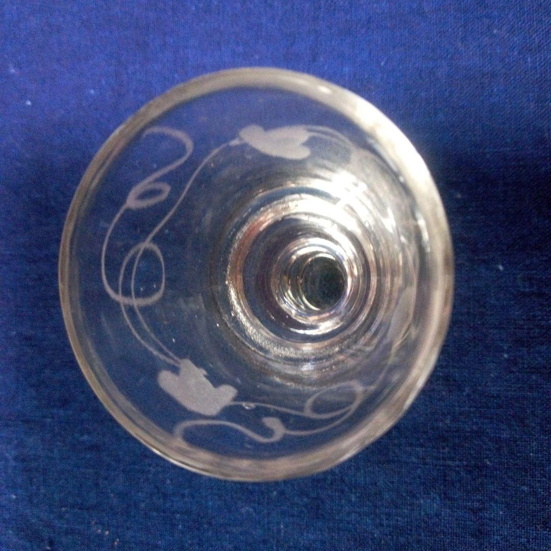 明治．大正のガラス　グラヴュール脚付杯