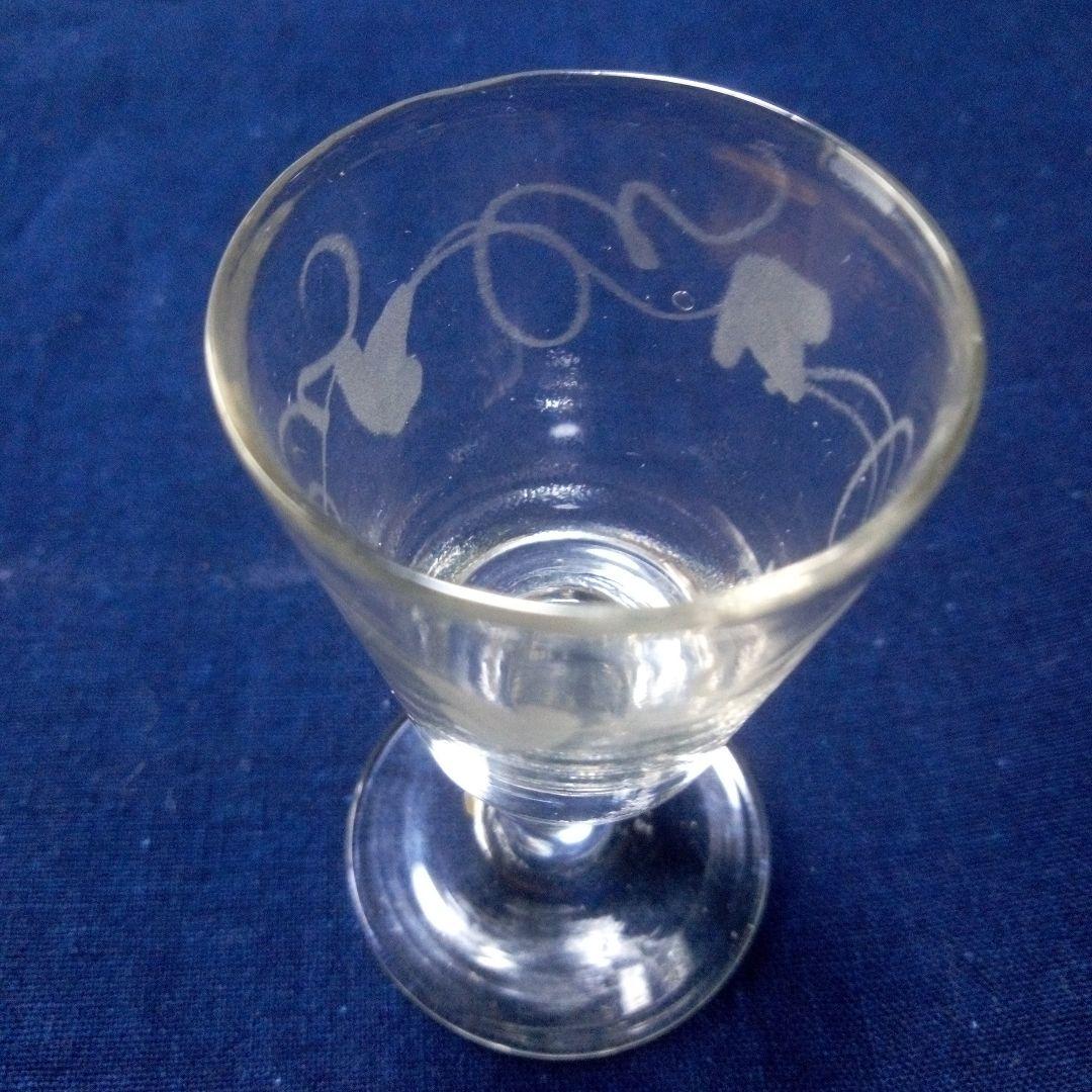 明治．大正のガラス　グラヴュール脚付杯