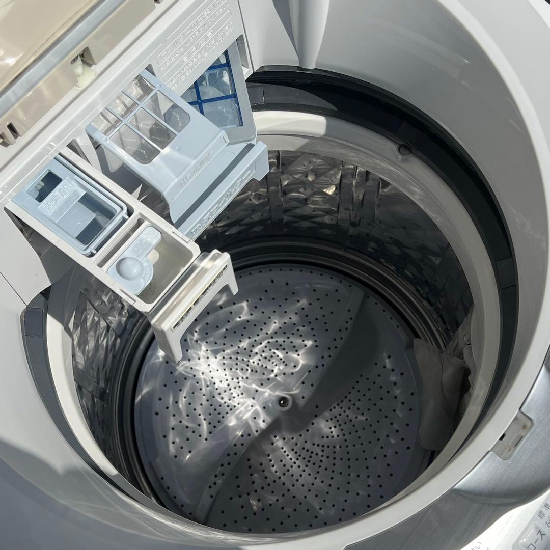 配送設置無料　シャープ　縦型洗濯機　洗濯8kg 乾燥4.5kg 大容量