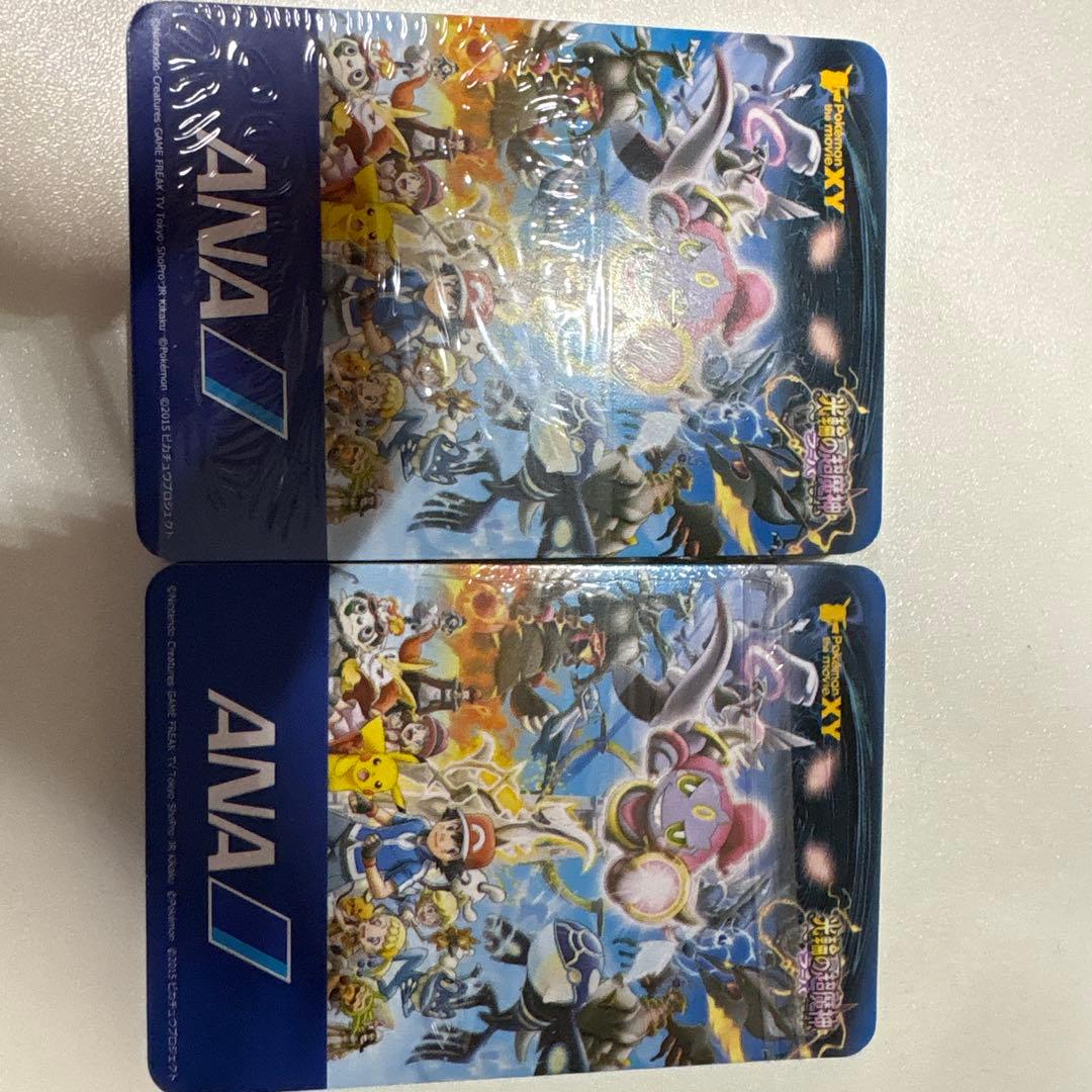 ポケモン　絵合わせカード　光輪の超魔神　フーパ　ANA特製　XY ポケモンカード
