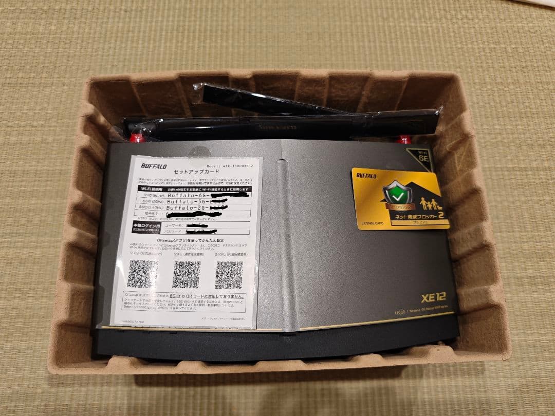 BUFFALO WXR-11000XE12 無線LANルーター