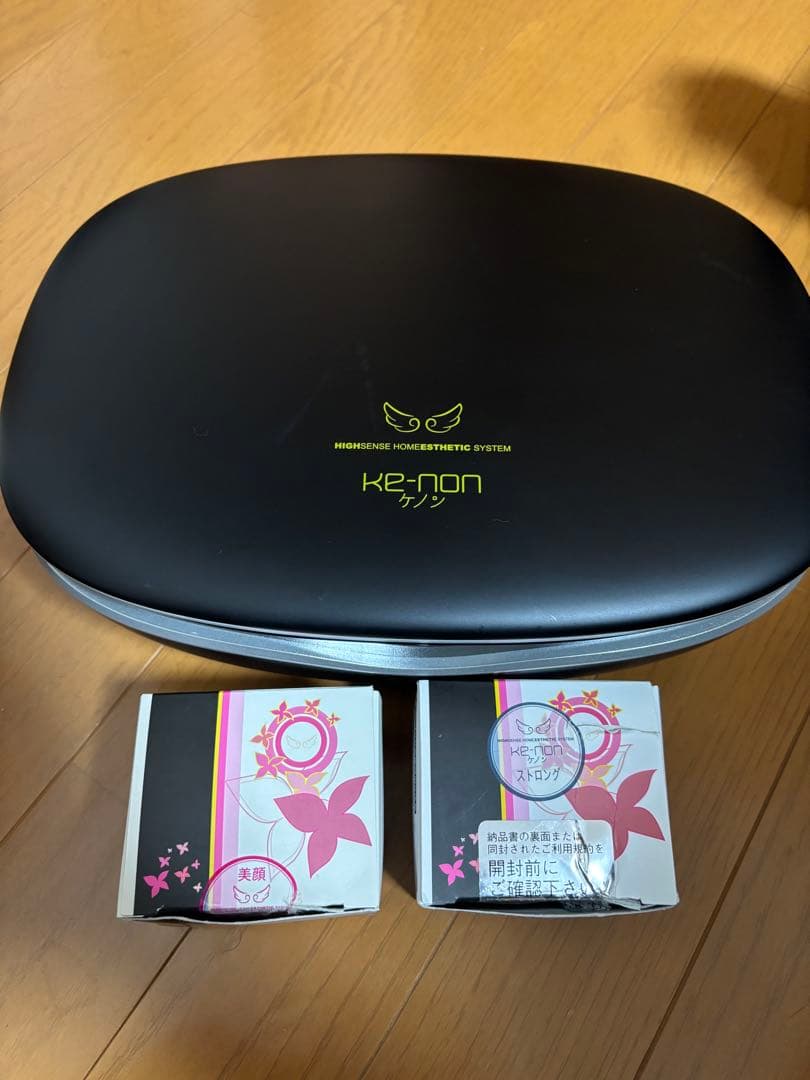 Ke-non V8.0脱毛器 本体とストロング&美顔カートリッジ
