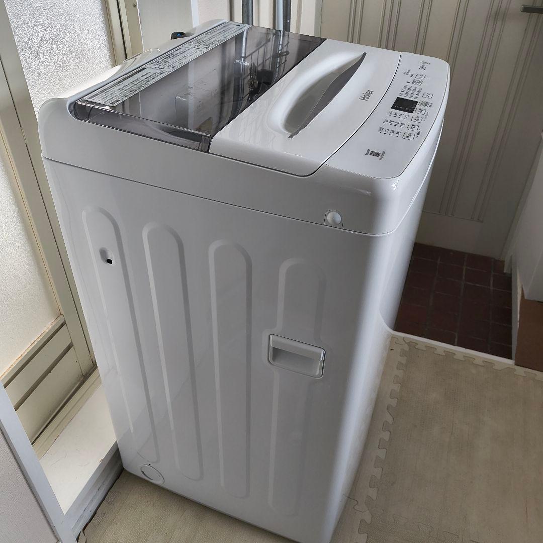 Haier 2024年製 5.5kg JW-U55MK 全自動洗濯機 送料込み