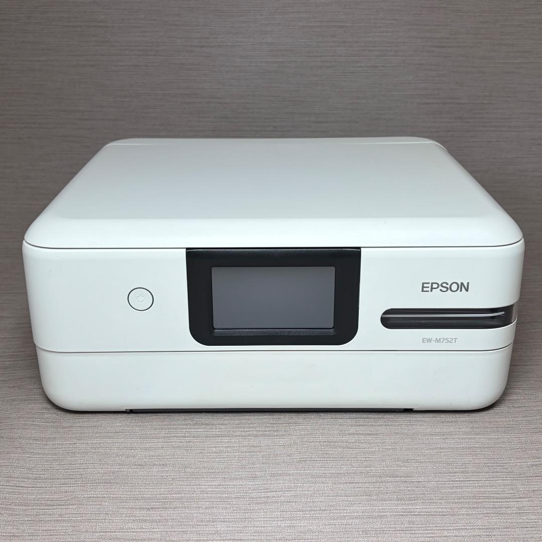 訳あり 外観美品✨エプソン EW-M752T エコタンク搭載 複合機 ホワイト