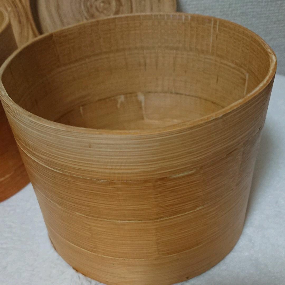 北欧プライウッドの蓋付き小物入れ       ヴィンテージプライウッドbox