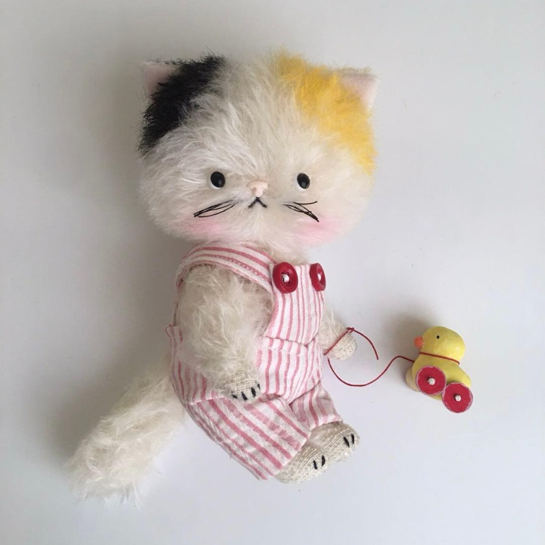 大好きなおもちゃシリーズ 双子仔猫 アーティストベア 海外作家様 ハンドメイド