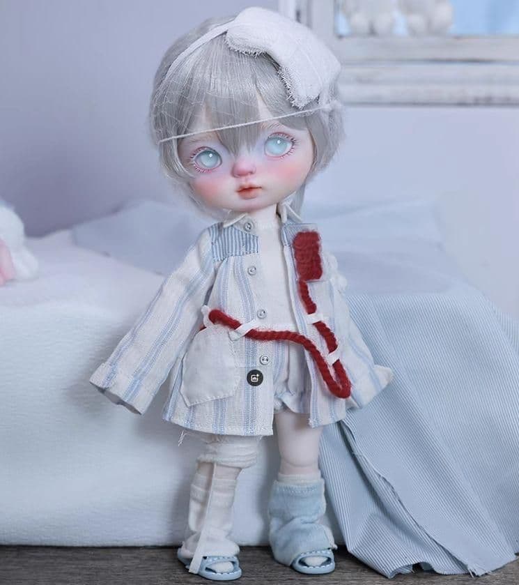 AX504 BJD 1/4 ドール本体  球体関節人形 ハンドメイド