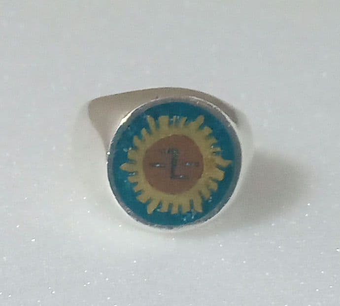 メキシコ製 太陽 ヴィンテージリング 925シルバー