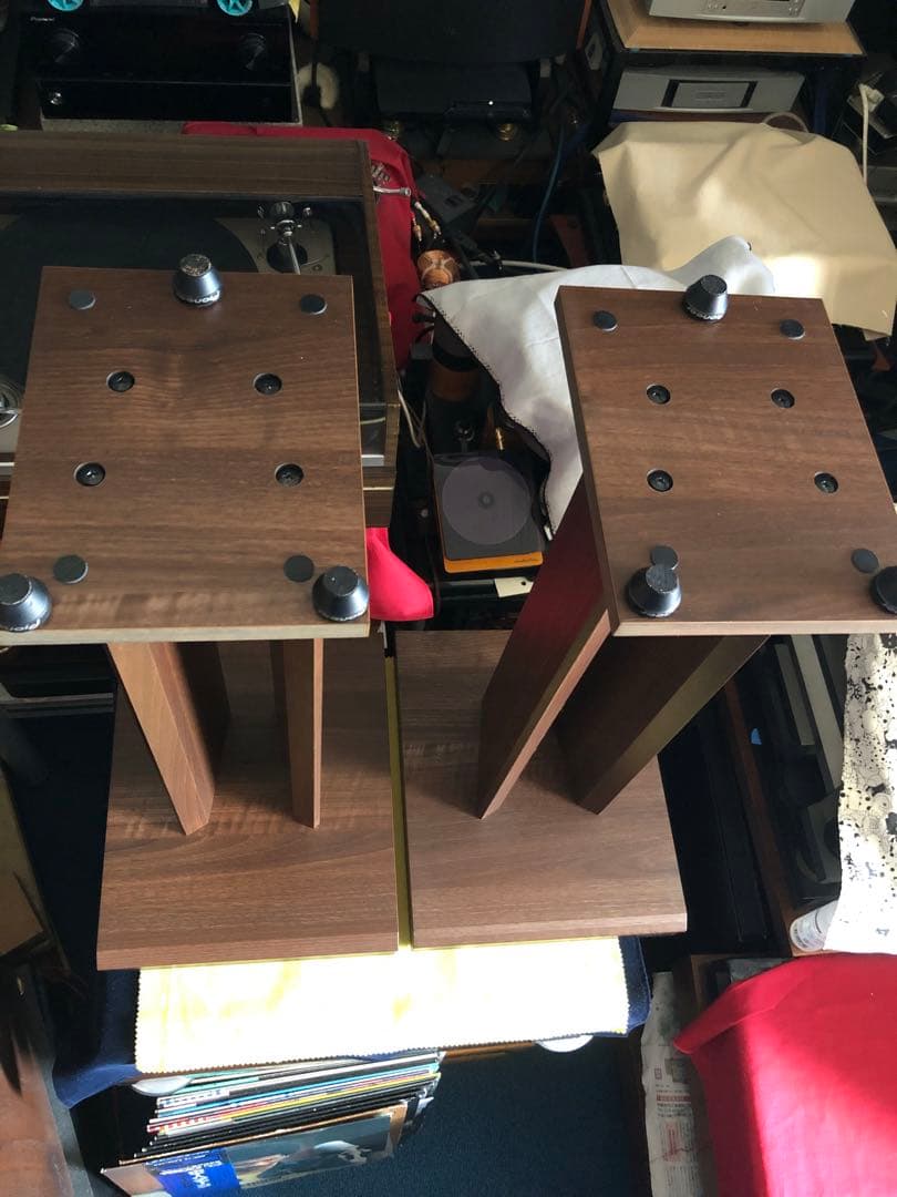 美品！ハヤミHamilex 木製スピーカースタンドsb-525 インシュレーター