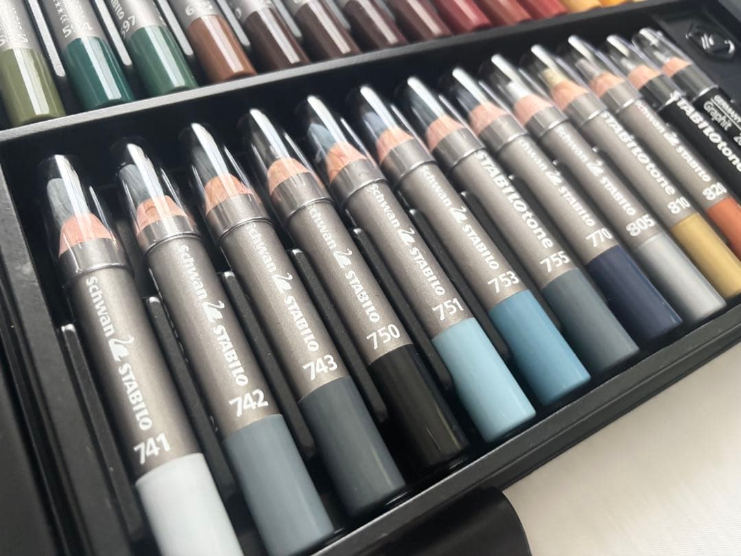 STABILO Stabilotone 54色セット ヴィンテージ ケース付き