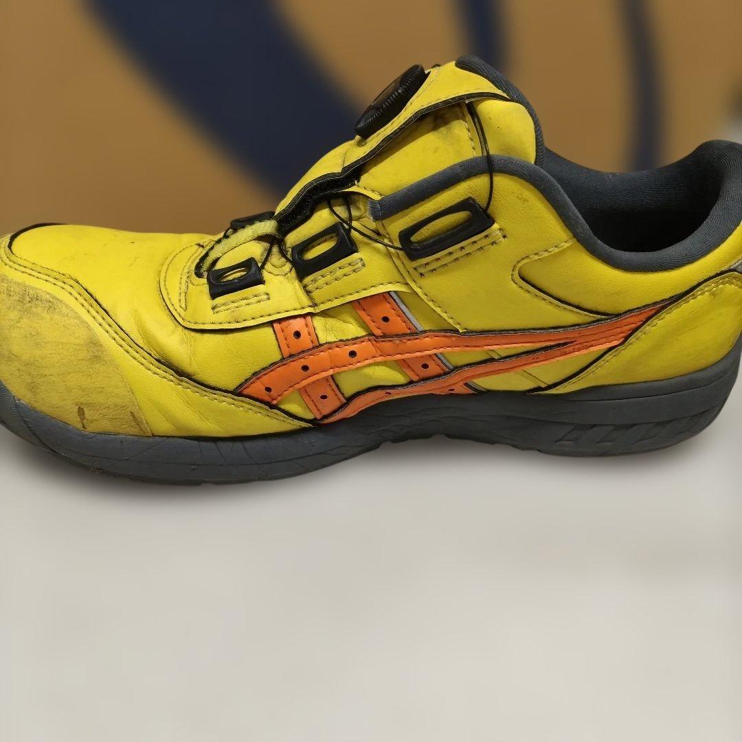 ASICS イエロー CP306 BOA安全靴