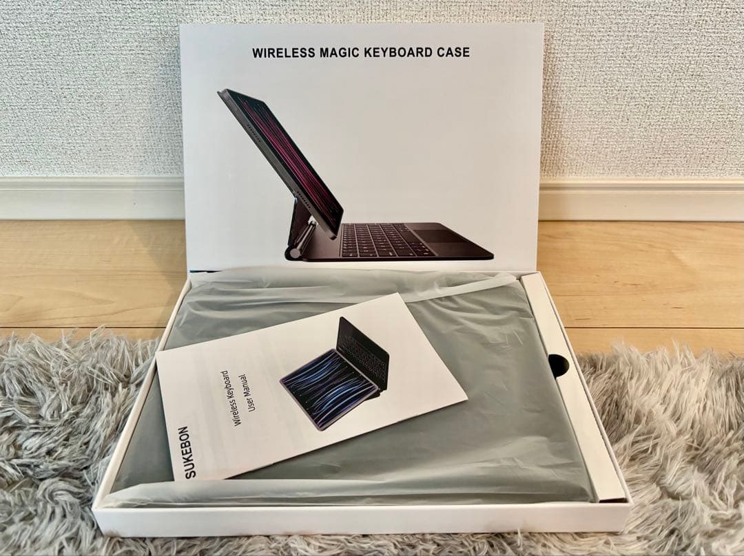 【未使用美品】ワイヤレス マジックキーボード ケースiPad Pro Air用