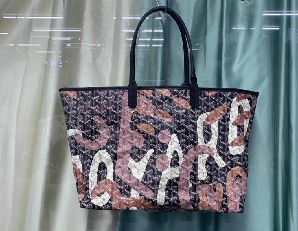 美品 GOYARD サン・ルイ トートバッグ グラフィティ マルチカラー