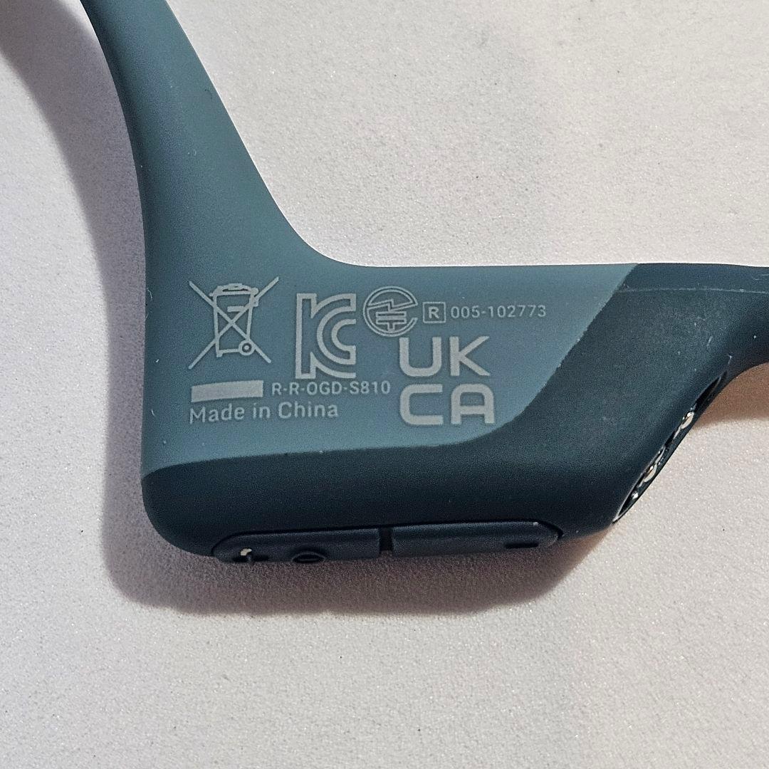 Shokz OpenRun Pro S810 ブルー 骨伝導 音出し確認済み