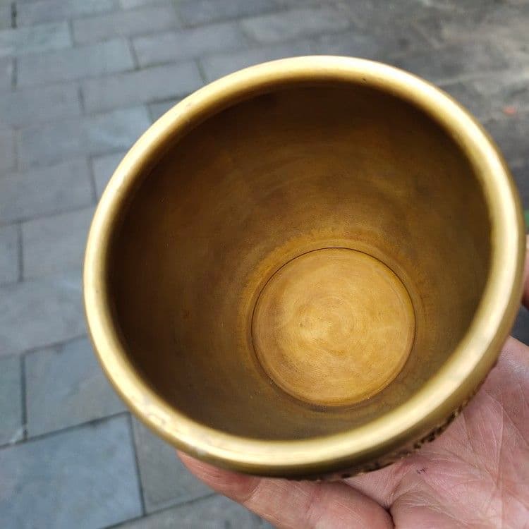 銅器 八宝福字壺 茶道 工芸品 置物 開運 風水