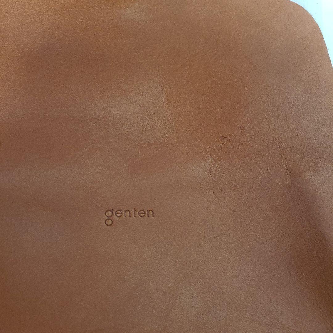genten イタリアンレザー　素上げ革　ヴィンテージ　長財布