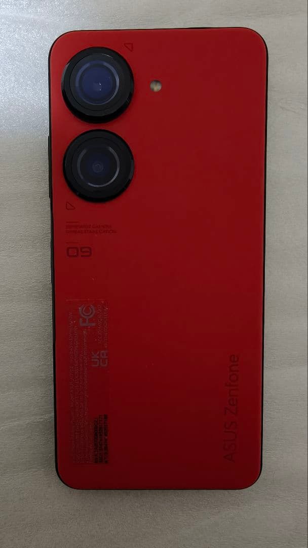 ASUS Zenfone 9 レッド 本体 8GB/128GB