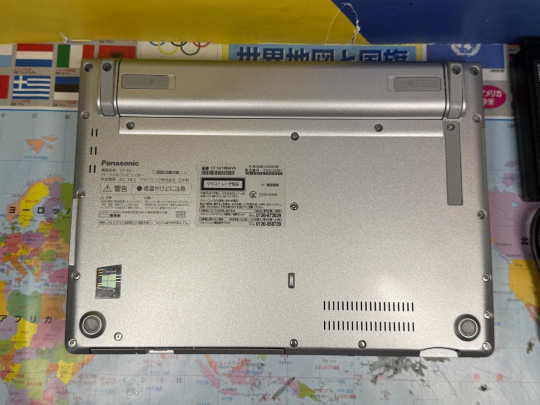 極美品 16GB・DVD レッツノート CF-SV1 12.1型 超軽量 綺麗