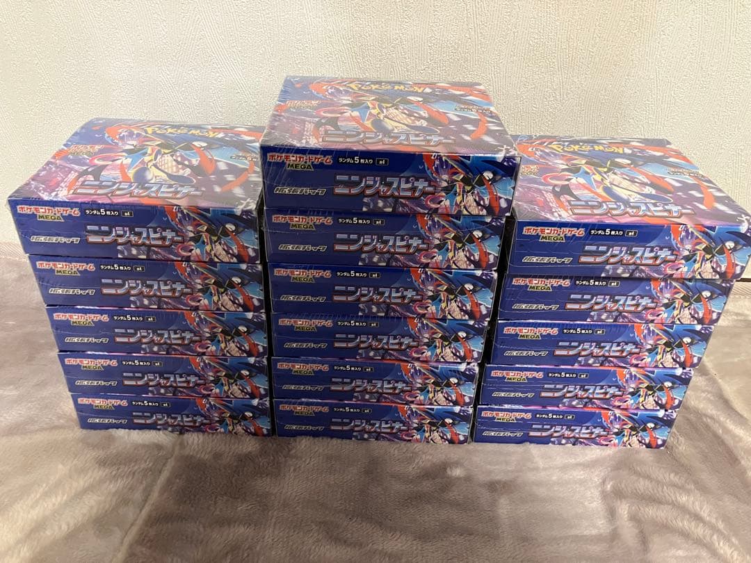 ND　ポケカ　ニンジャスピナー16box シュリンク付き