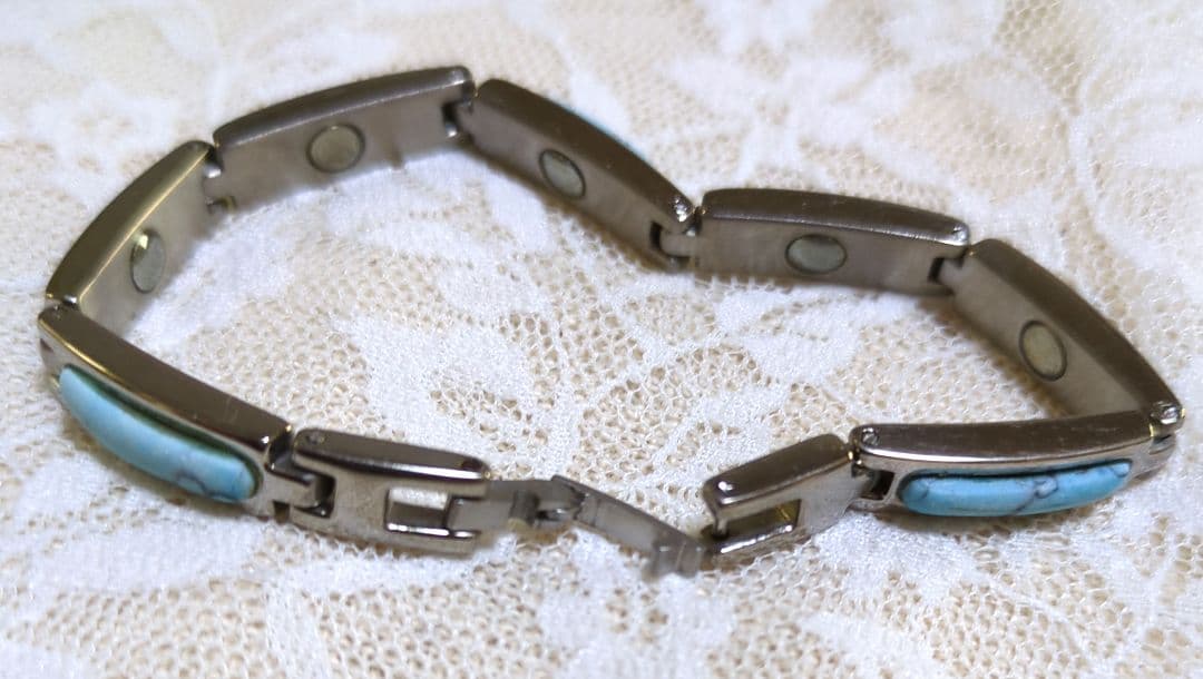 Amglo チタニウム ブレスレット ターコイズ 正規品