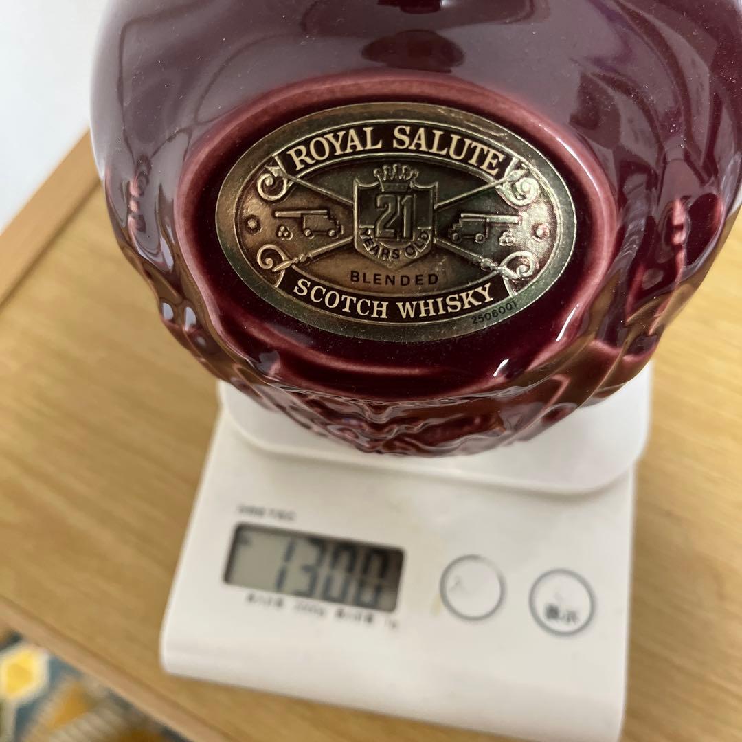 【未開栓】古酒　ロイヤルサルート 21年 赤陶器 スコッチウイスキー