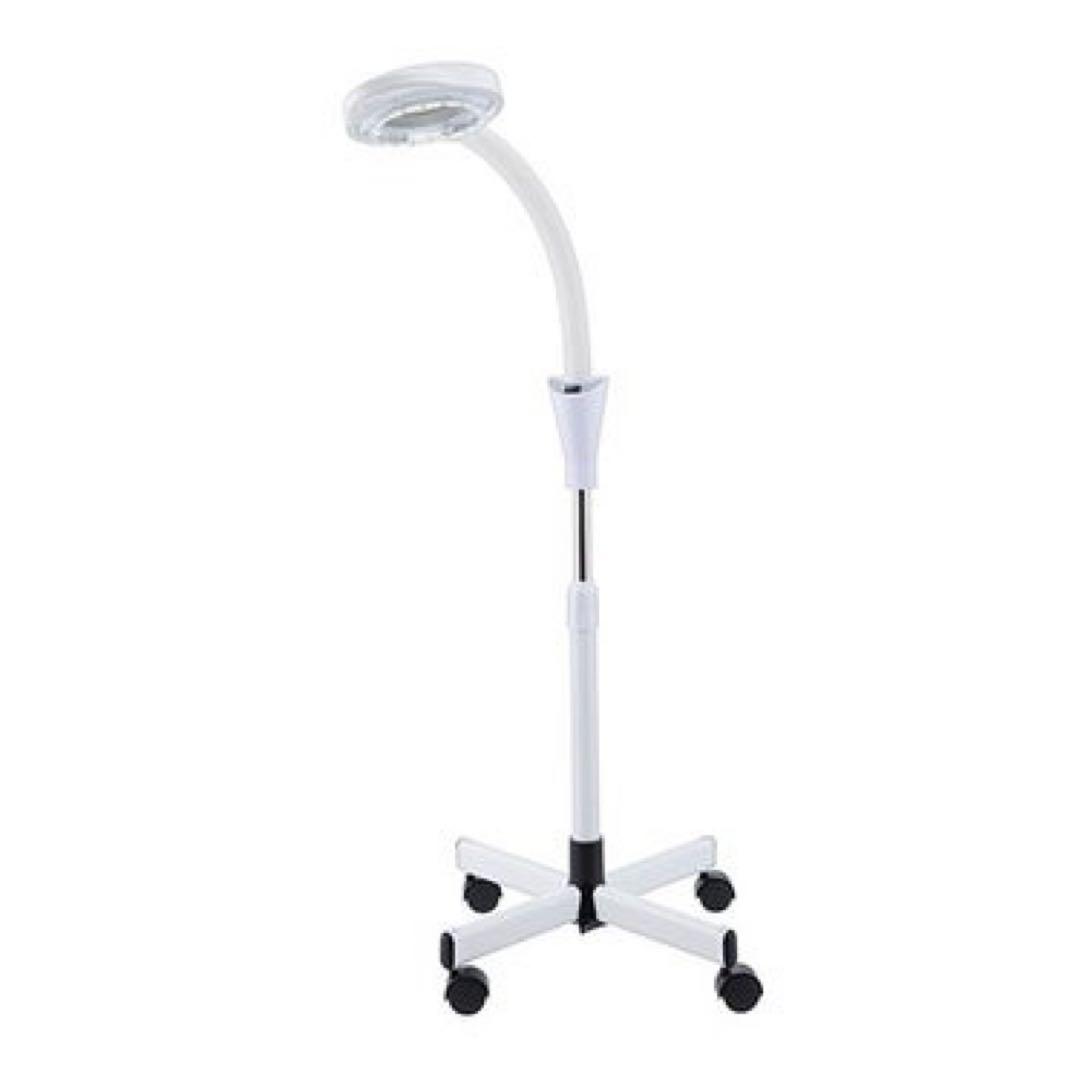 拡大レンズ付き スタンドライト (LED タイプ) ホワイト 美品