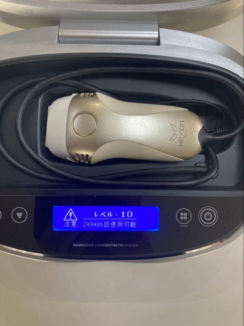 家庭用脱毛器 Ke-non Ver7.1 眉毛脱毛有り　プレミアムカートリッジ付