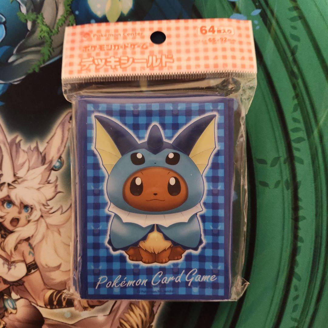 ポケモンカードゲーム　イーブイポンチョ シャワーズ　スリーブ　未開封　64枚入