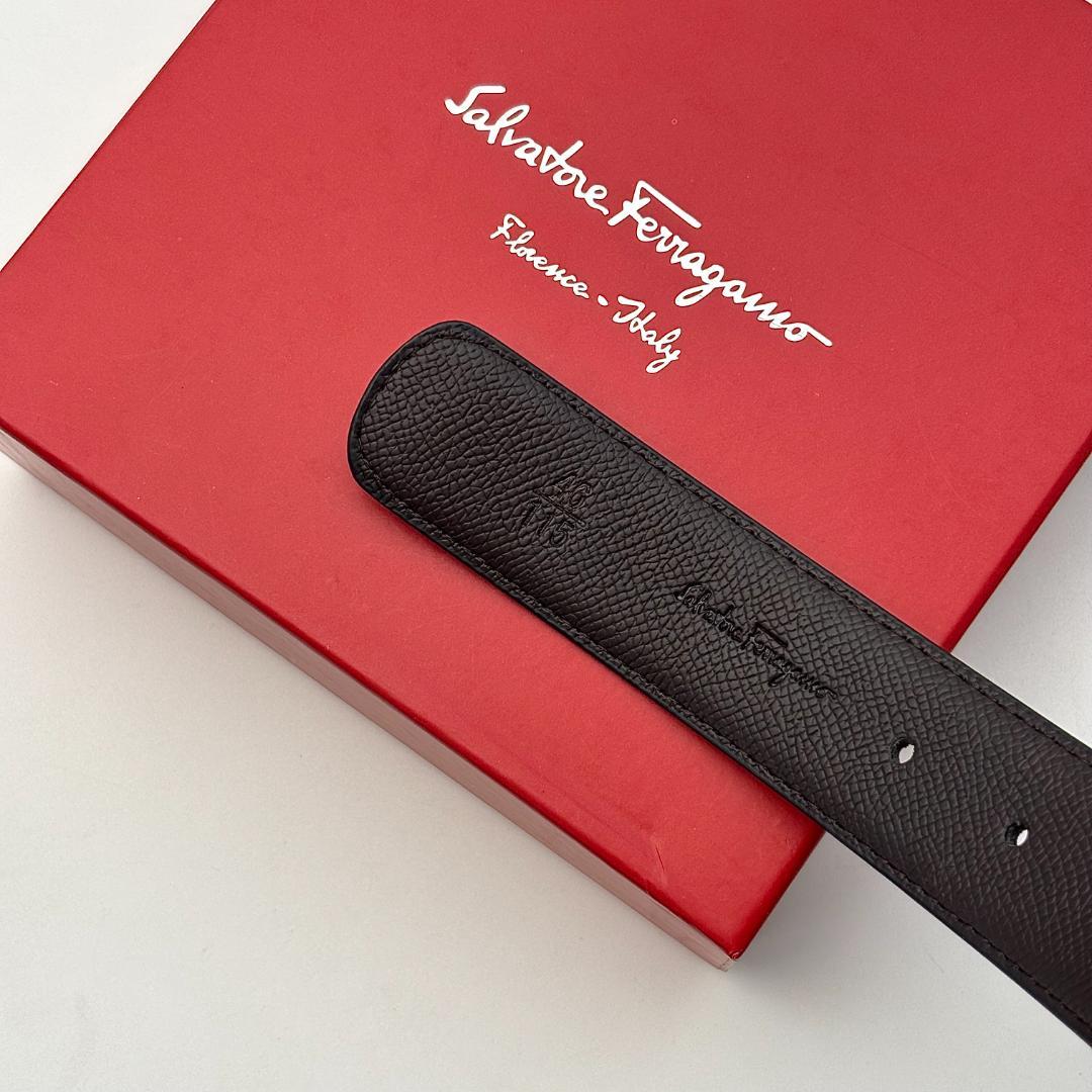 Salvatore Ferragamoフェラガモ ベルトダブルガンチーニ レザー