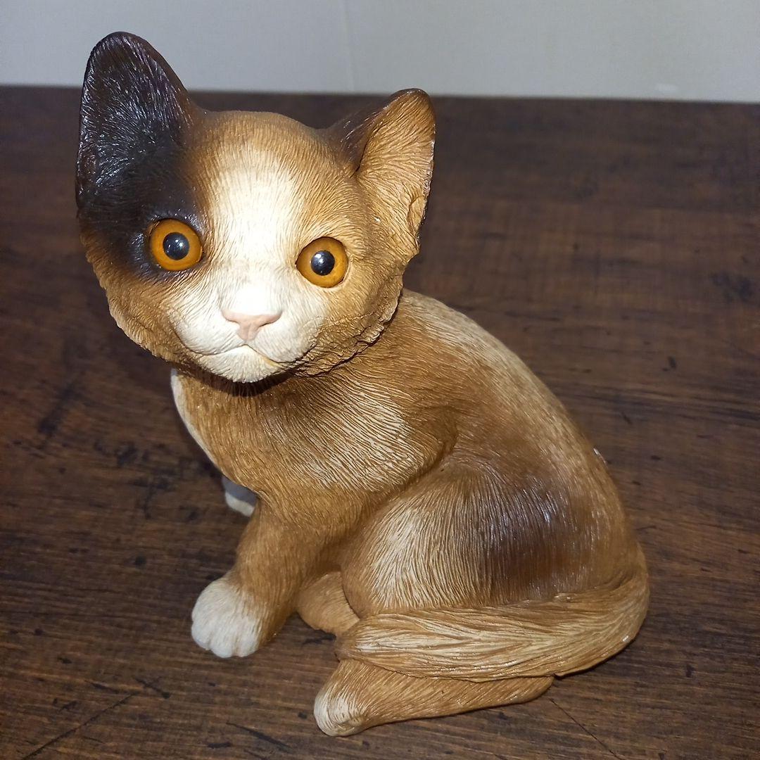 サンディキャスト　ネコ　三毛猫　１キロ　オブジェ　SANDICAST