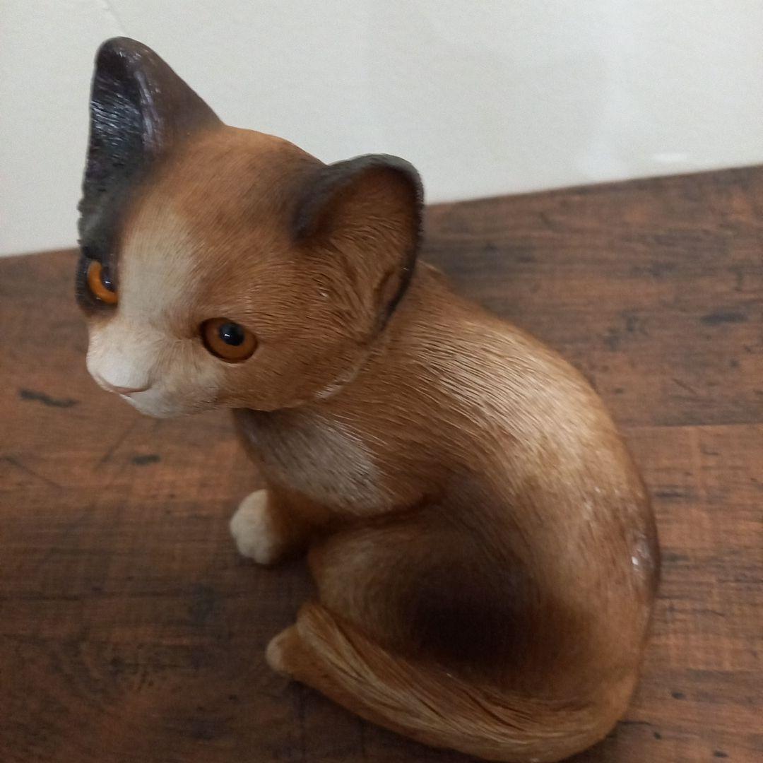 サンディキャスト　ネコ　三毛猫　１キロ　オブジェ　SANDICAST