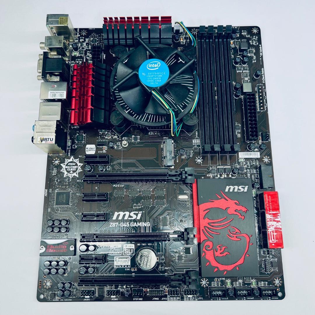 MSI Z87-G45 GAMINGマザーボードとi7-4790K【ジャンク品】