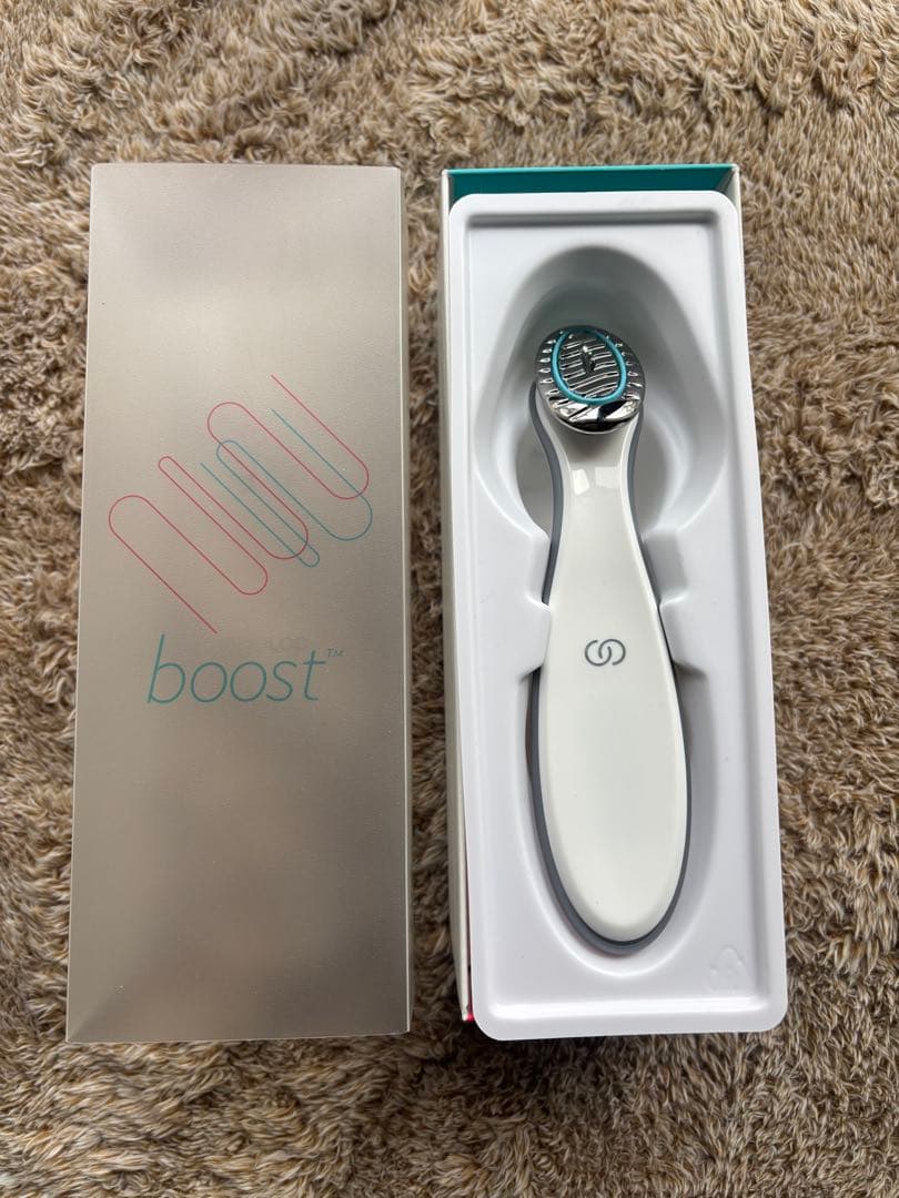 美顔器 boost ホワイト 充電ケーブル付き