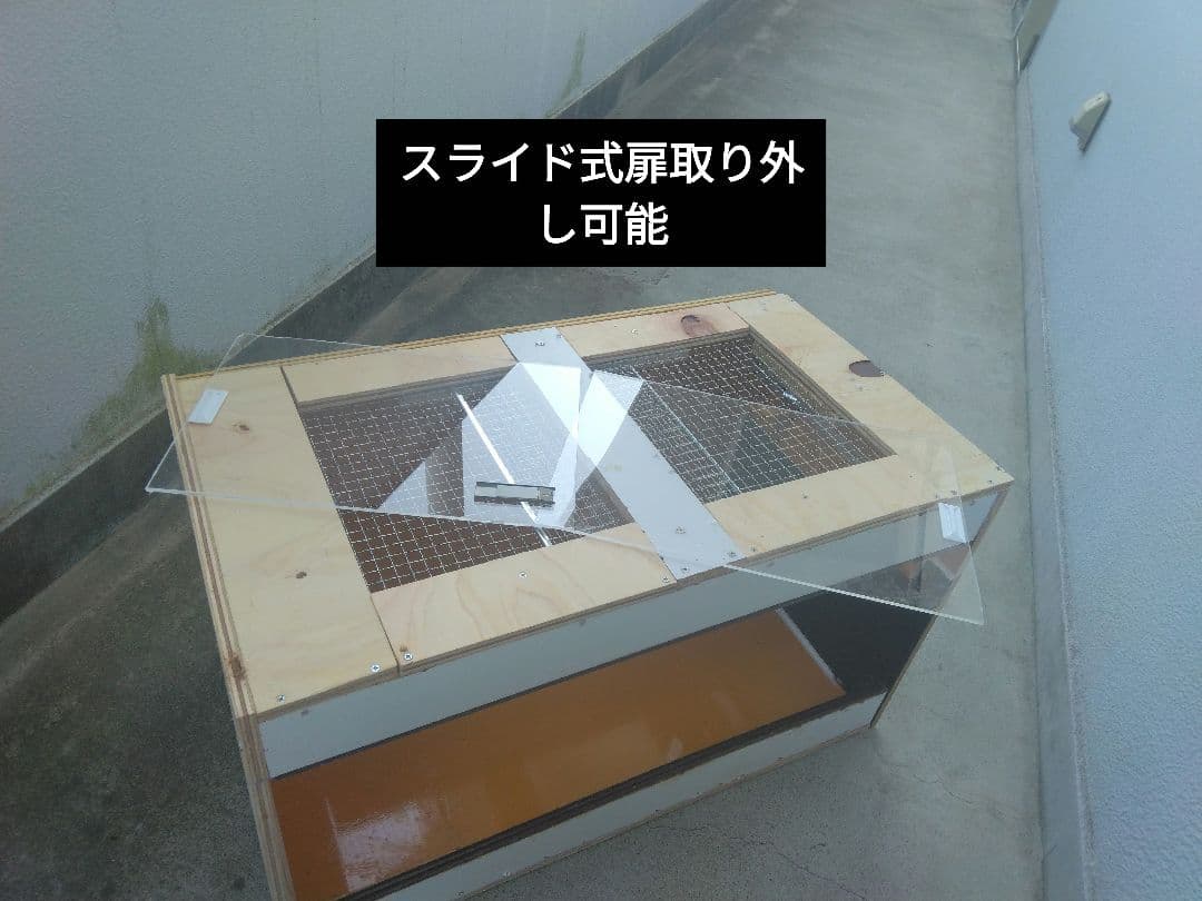 自作爬虫類ケージミドルサイズ