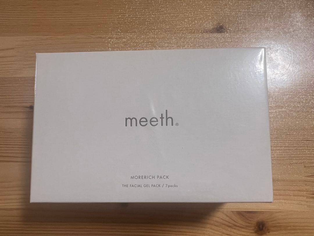 meeth モアリッチパック 1箱　コットンフェイスマスク付き
