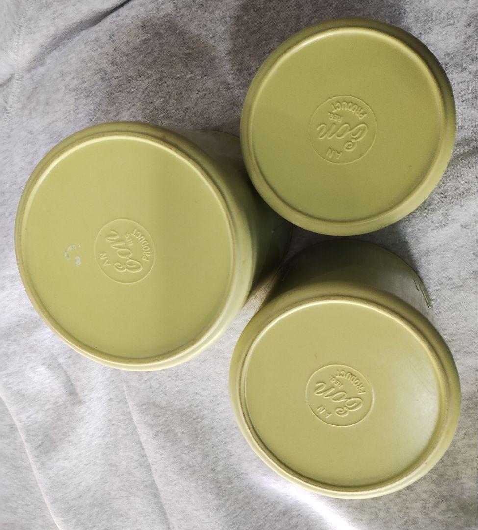 キャニスター 3点アンティークビンテージ食品保存容器アールデコ昭和レトロ雑貨