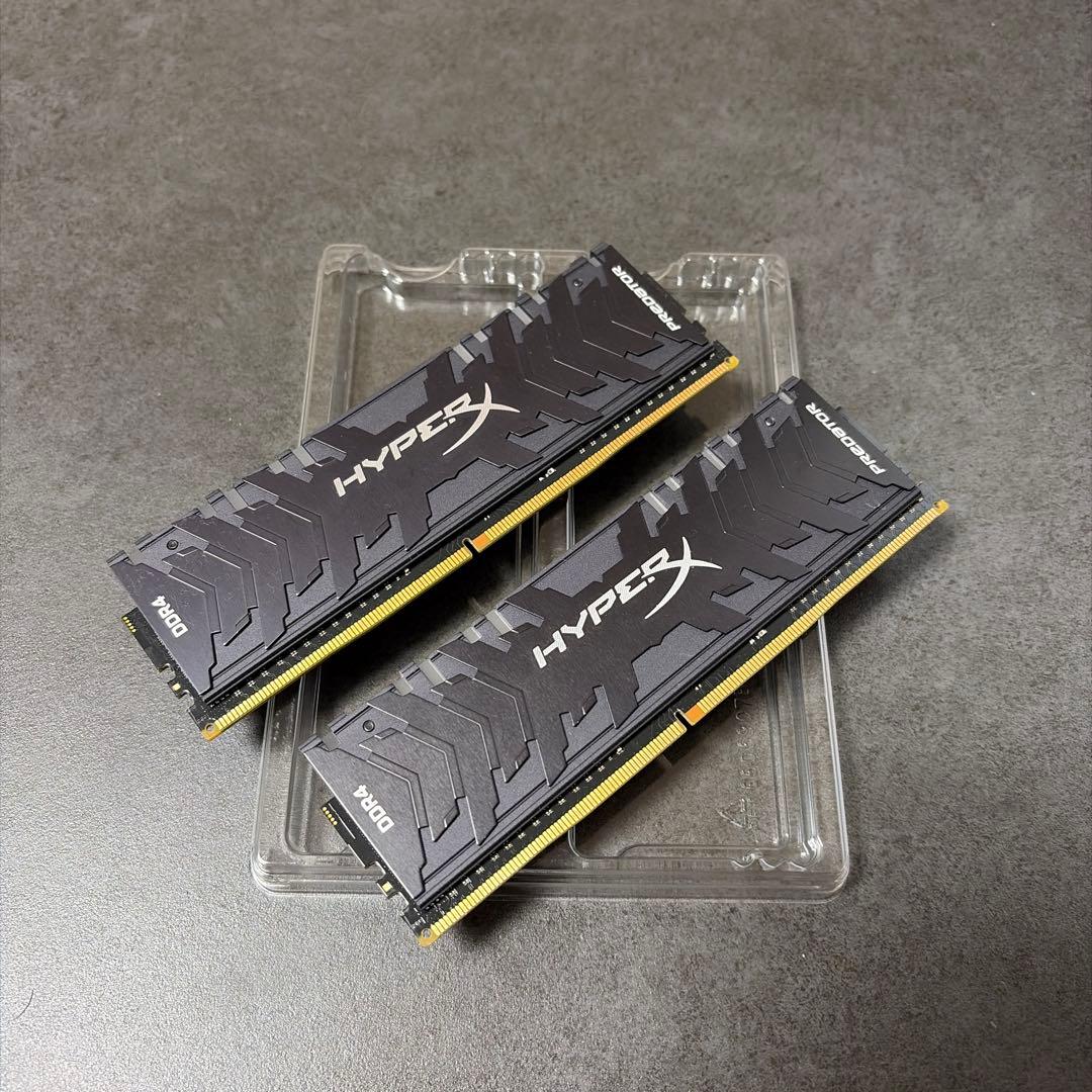 HyperX Predator DDR4-3200 16(8 × 2)メモリ