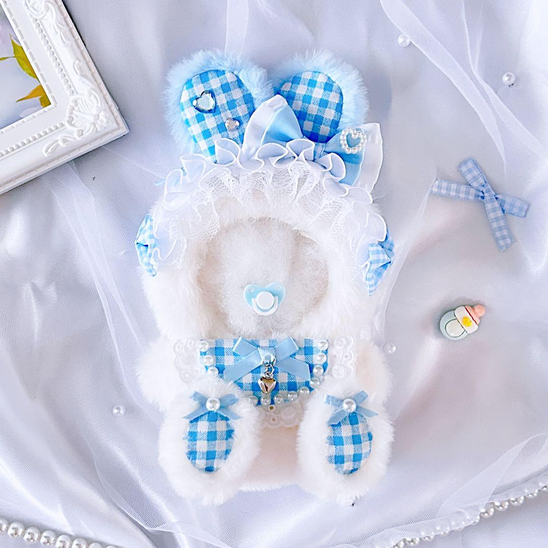 【スタイ×おしゃぶり付き】　ぬい服　着ぐるみ　12cm いつぬい　R7-118