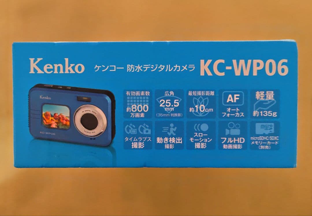 【新品/未使用】ケンコー防水デジタルカメラ KC-WP06