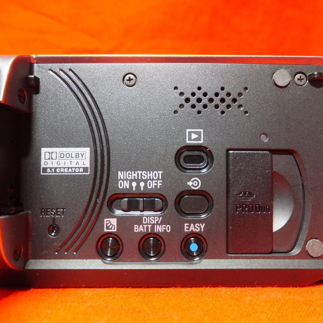 【完動品+おまけ付き】SONYビデオカメラ本体DCR-SR220電池新品60GB