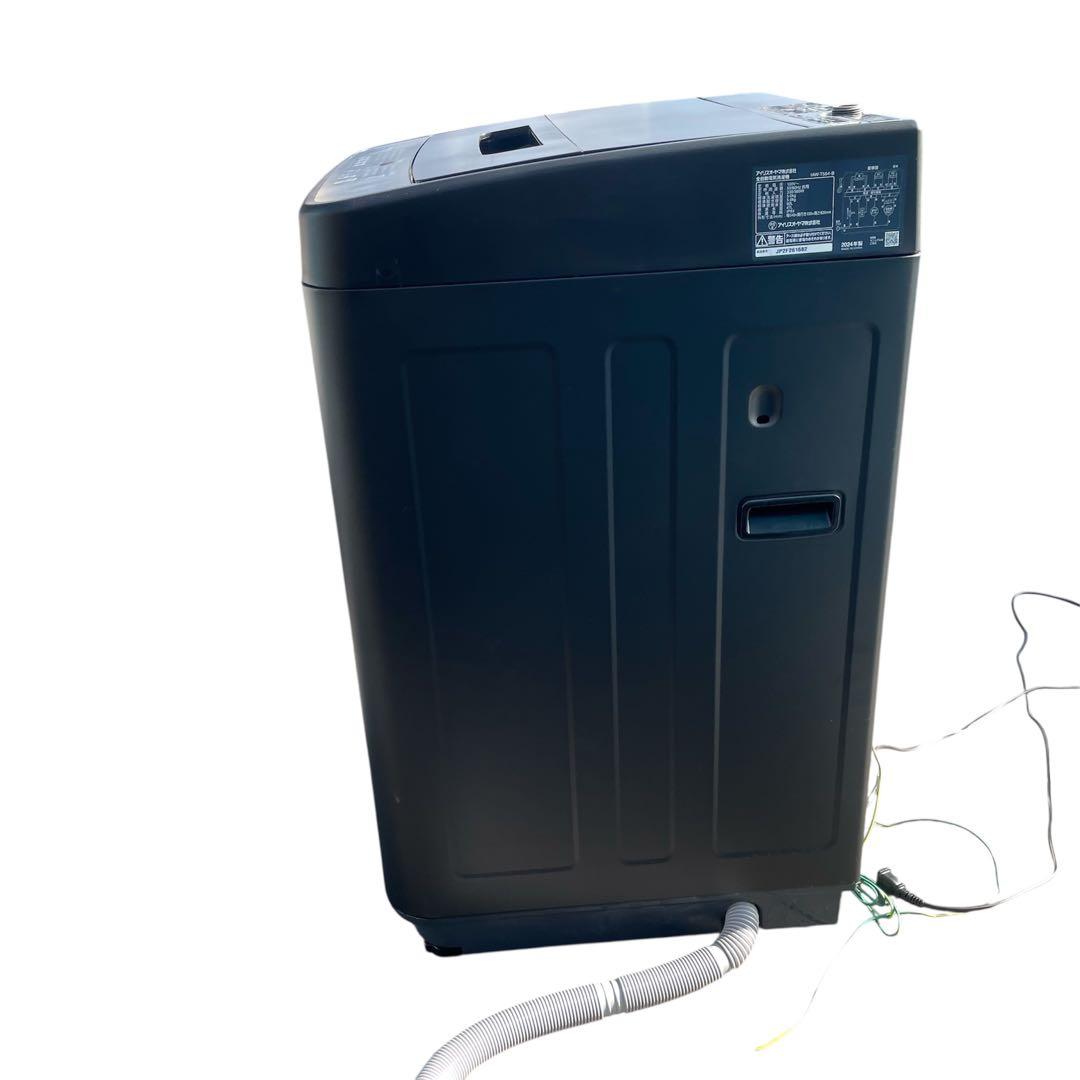美品 2024年製 アイリスオーヤマ 洗濯機 5.0kg IAW-T504-B